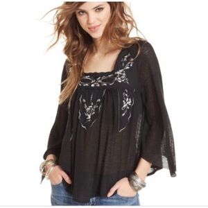 Free People Bed Of Roses Flowy Top